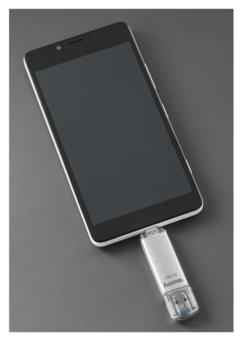 213109 C-Laeta USB Type-A / USB Type-C Stick 128 GB  (Silber) 