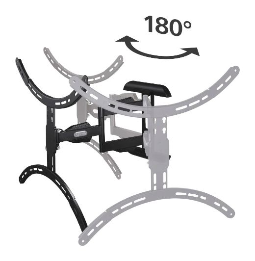 220836 Fullmotion Wand Halterung 180° bis 190,5 cm (75") 45 kg 2 - 12° neigbar 