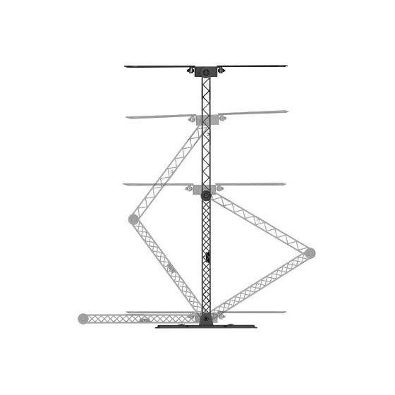 220853 Fullmotion Wand Halterung 180° bis 165,1 cm (65") 50 kg -12 - 3° neigbar 