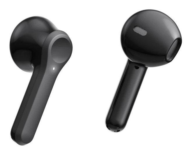 221773 Action One In-Ear Bluetooth Kopfhörer Kabellos TWS 4 h Laufzeit  (Schwarz) 