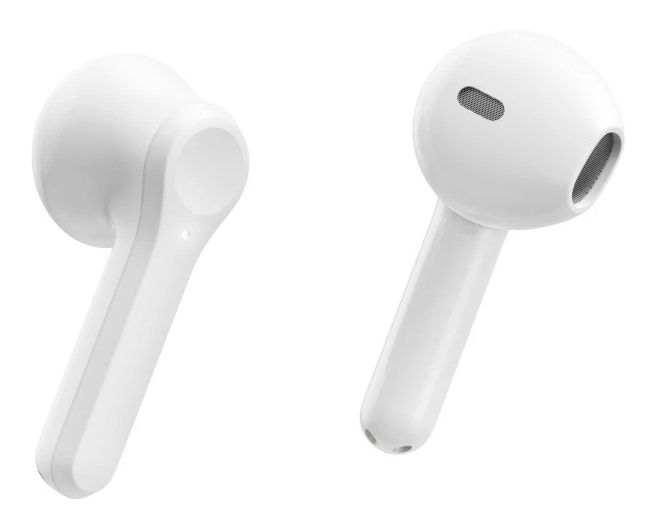 221774 Action One In-Ear Bluetooth Kopfhörer Kabellos TWS 4 h Laufzeit  (Weiß) 