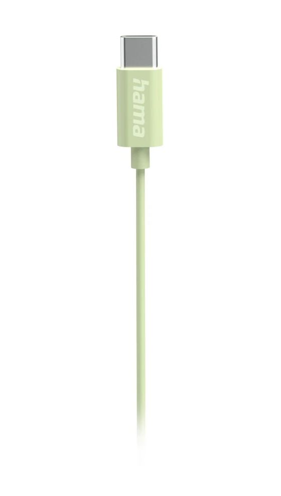 221796 Curly In-Ear Kopfhörer Kabelgebunden USB Typ-C  (Hellgrün) 