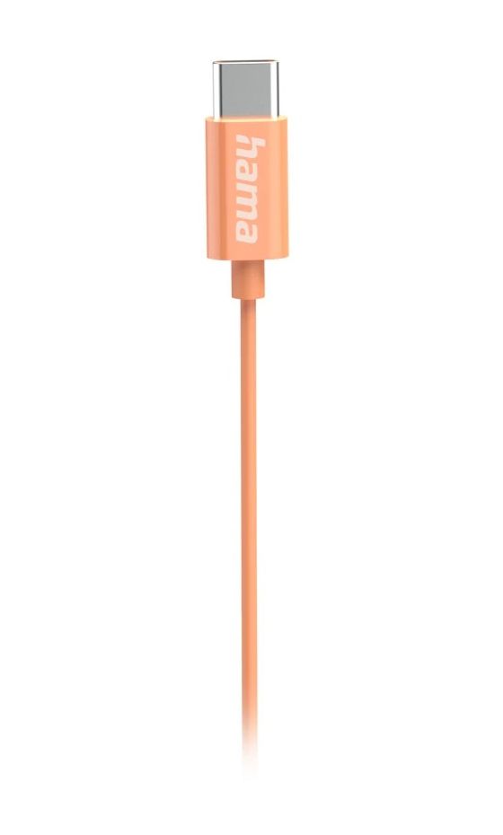 221797 Curly In-Ear Kopfhörer Kabelgebunden USB Typ-C  (Orange) 