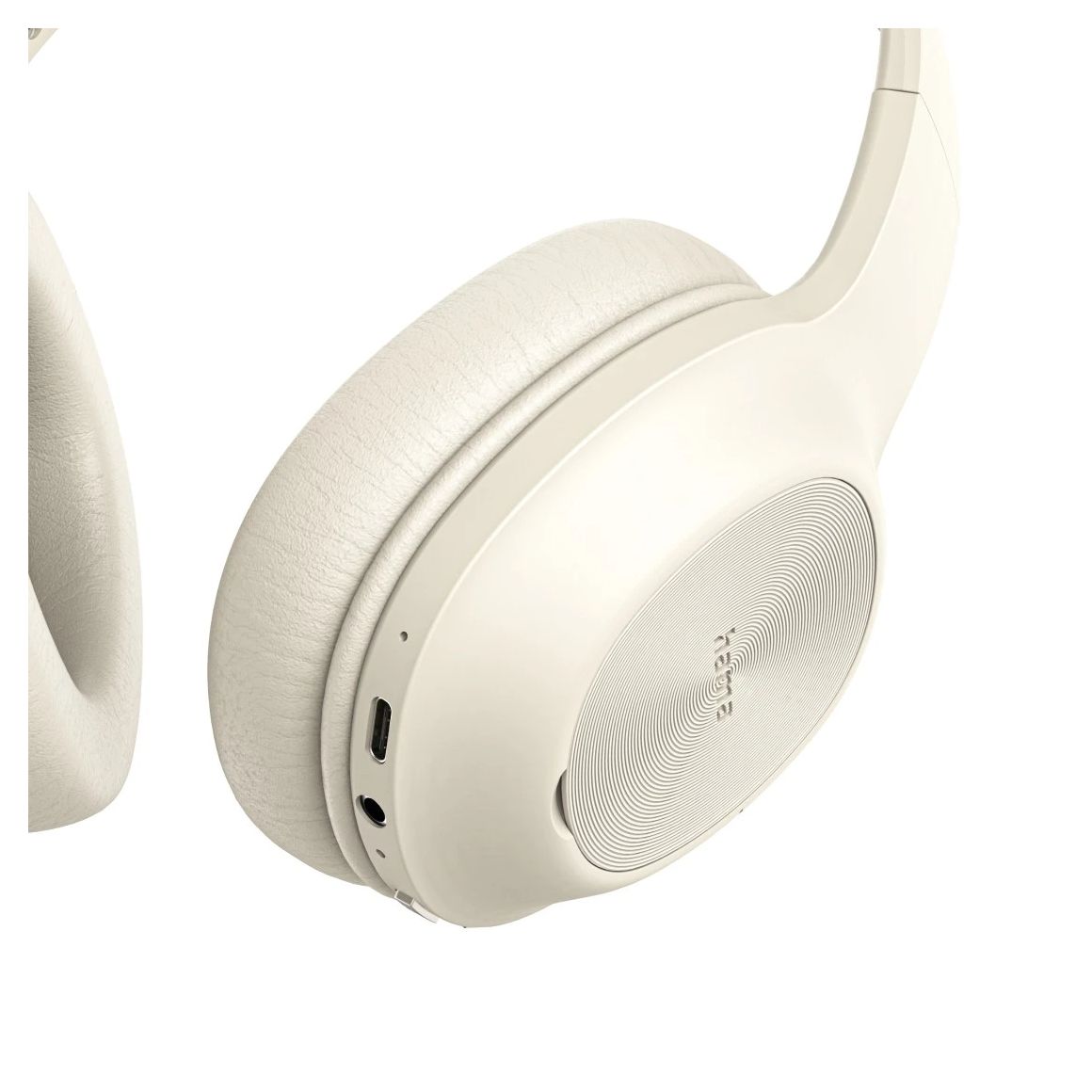 221822 Spirit Calypso X Over Ear Bluetooth Kopfhörer kabellos 60 h Laufzeit USB Typ-C  (Beige) 
