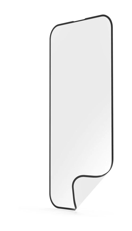 222790 Super Hybrid Klare Bildschirmschutzfolie Kunststoff 9H für  Apple iPhone 16 Pro Schlagfest, Kratzresistent, Splitterfrei, Schockresistent 