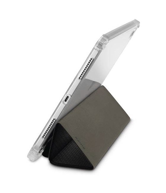 227011 Extreme Protect Folio für Apple iPad Air 13" (2024) bis 33 cm (13") Abnutzungsresistent, Fallbeständigkeit, Kratzresistent, Splitterfrei, Schockresistent (Schwarz, Transparent) 