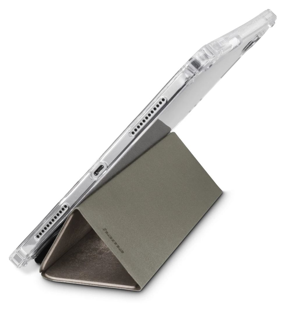227027 Extreme Protect Folio aus Mikrofaser, Samt für Apple iPad Pro 13" (2024) bis 33 cm (13") Stoßfest, Fallbeständigkeit, Kratzresistent, Schockresistent mit Magnetverschluss (Sand, Transparent) 