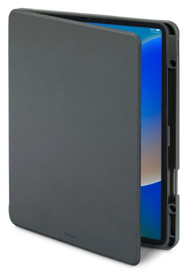 227049 Stand Folio Folio aus Kunststoff für Apple iPad Pro 13" (2024) bis 33 cm (13") Schmutzabweisend, Staubresistent, Kratzresistent mit Magnetverschluss (Grau) 