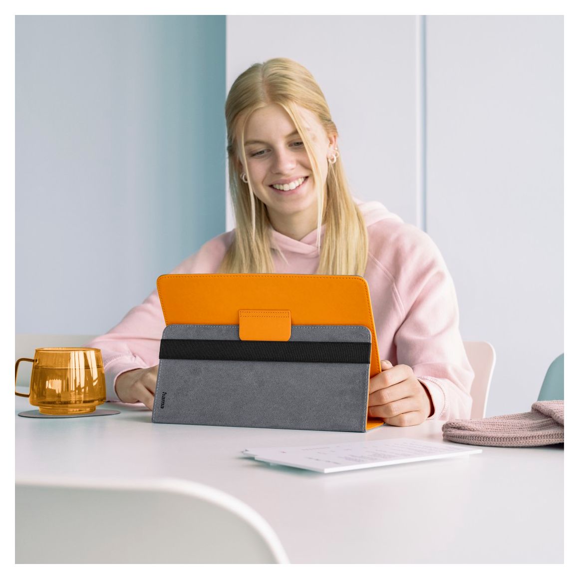 227076 Xpand Folio aus Kunststoff bis 27,9 cm (11") mit Elastikband (Orange) 