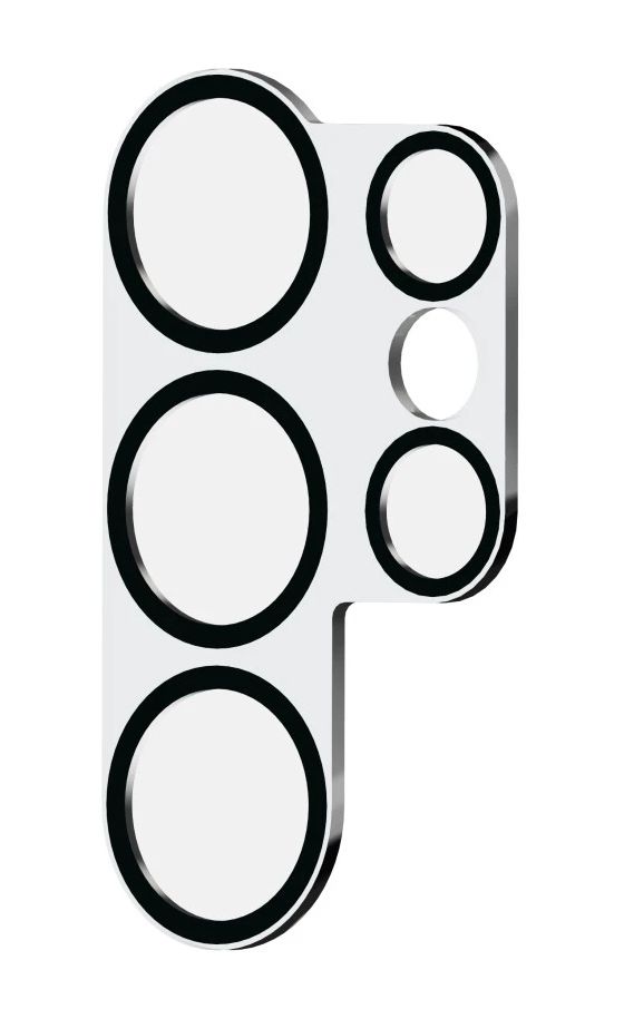 228525 Cam Protect Kameraobjektivschutz gehärtetes Glas 9H für  Samsung Galaxy S25 Ultra Fallbeständig, Schlagfest, Schlagfest, Kratzresistent, Splitterfrei, Stoßfest 