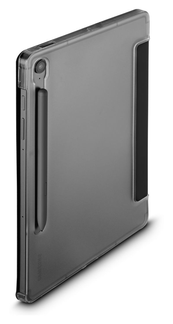 231024 Fold Clear Folio aus Polycarbonat (PC), Polyurethan für Samsung Galaxy Tab S10 Lite (10.9") bis 27,7 cm (10.9") mit Magnetverschluss (Schwarz) 