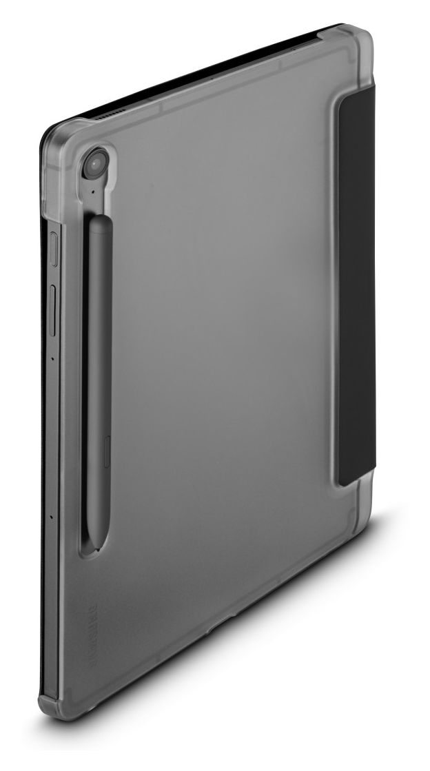 231025 Fold Clear Folio aus Polycarbonat (PC), Polyurethan für Samsung Galaxy Tab S10 Lite (10.9") bis 27,7 cm (10.9") mit Magnetverschluss (Schwarz) 