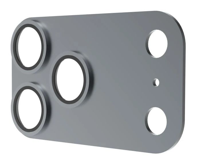 233324 Cam Protect Pro Kameraobjektivschutz Gehärtetes Glas, Aluminium 9H für  Apple iPhone 18 Pro Schlagfest, Kratzresistent, Schlagfest 