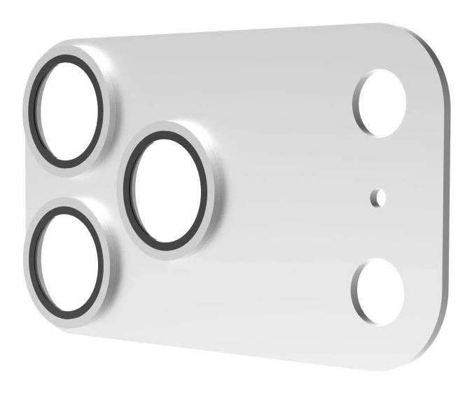 233327 Cam Protect Pro Kameraobjektivschutz Gehärtetes Glas, Aluminium 9H für  Apple iPhone 18 Pro Max Schlagfest, Kratzresistent, Schlagfest 