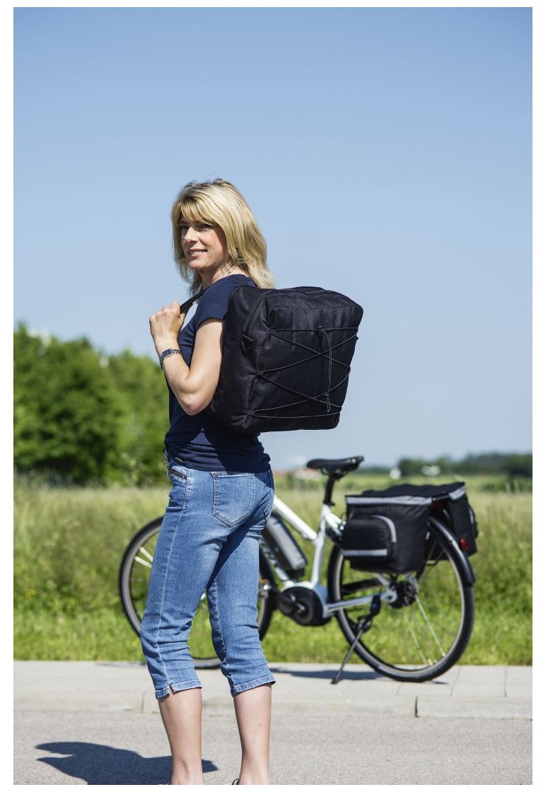 00178117 Fahrrad-Gepäcktasche für Gepäckträger 3-teilig  