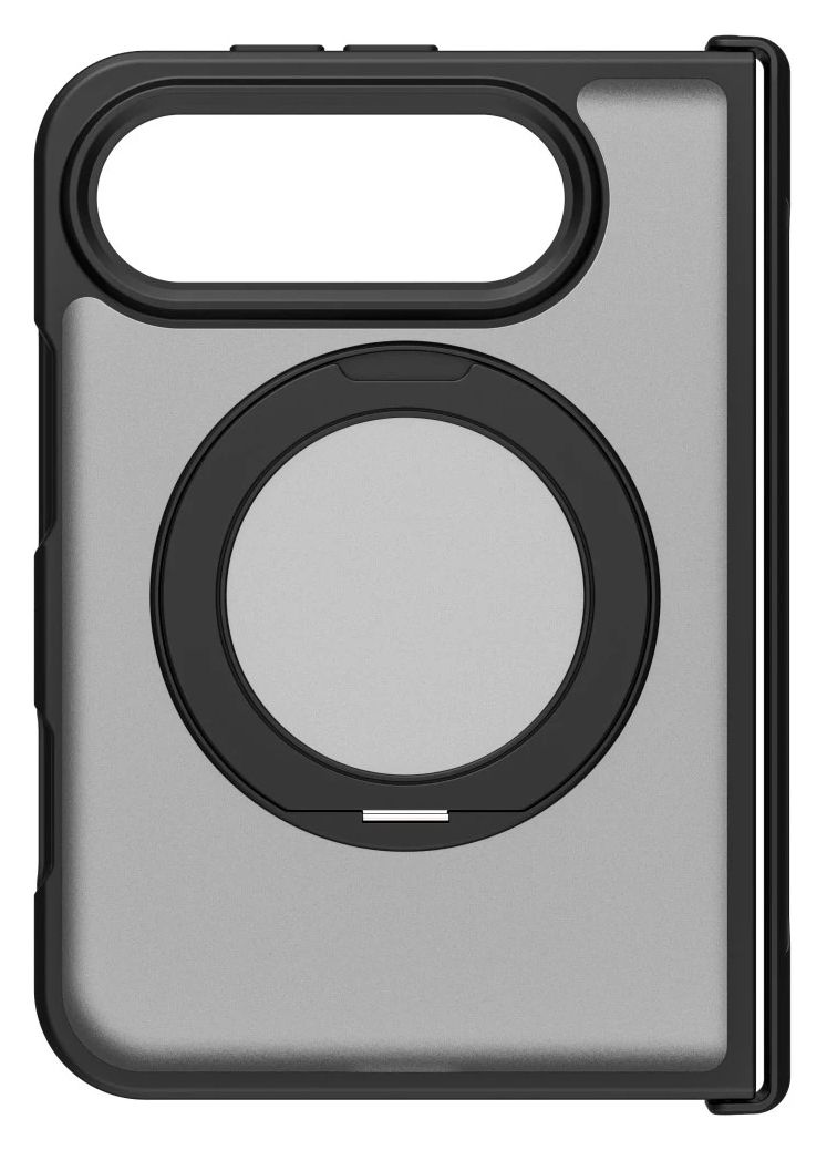 232490 Mag Hybrid Stand Cover für Apple iPhone Duo  (Schwarz) 