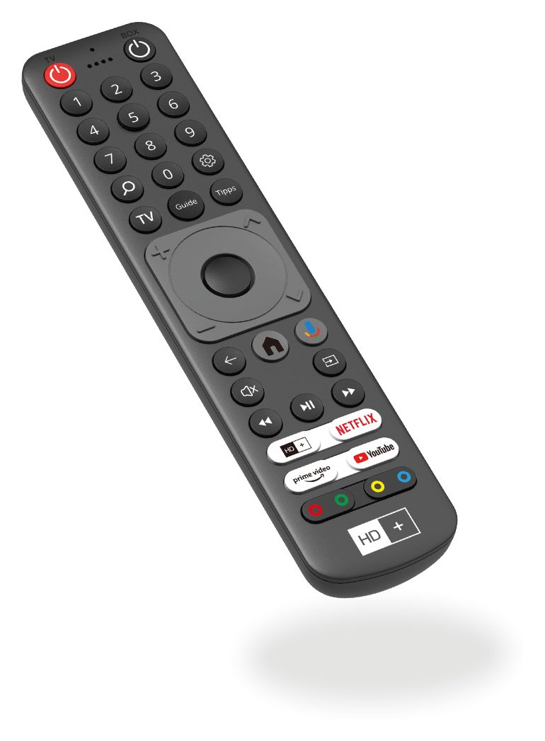 IP TV-Stick inkl. HD+ IP für 3 Monate 4K Ultra HD Media Player 32 GB HDMI 