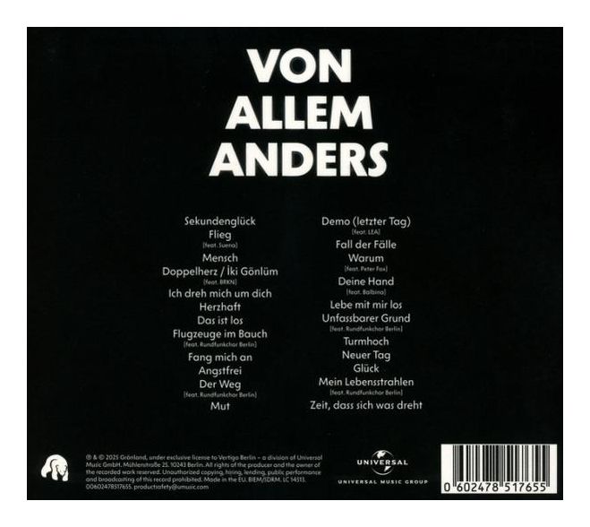 Herbert Grönemeyer - Unplugged 2 - Von allem anders (Ltd. Deluxe Edition) 