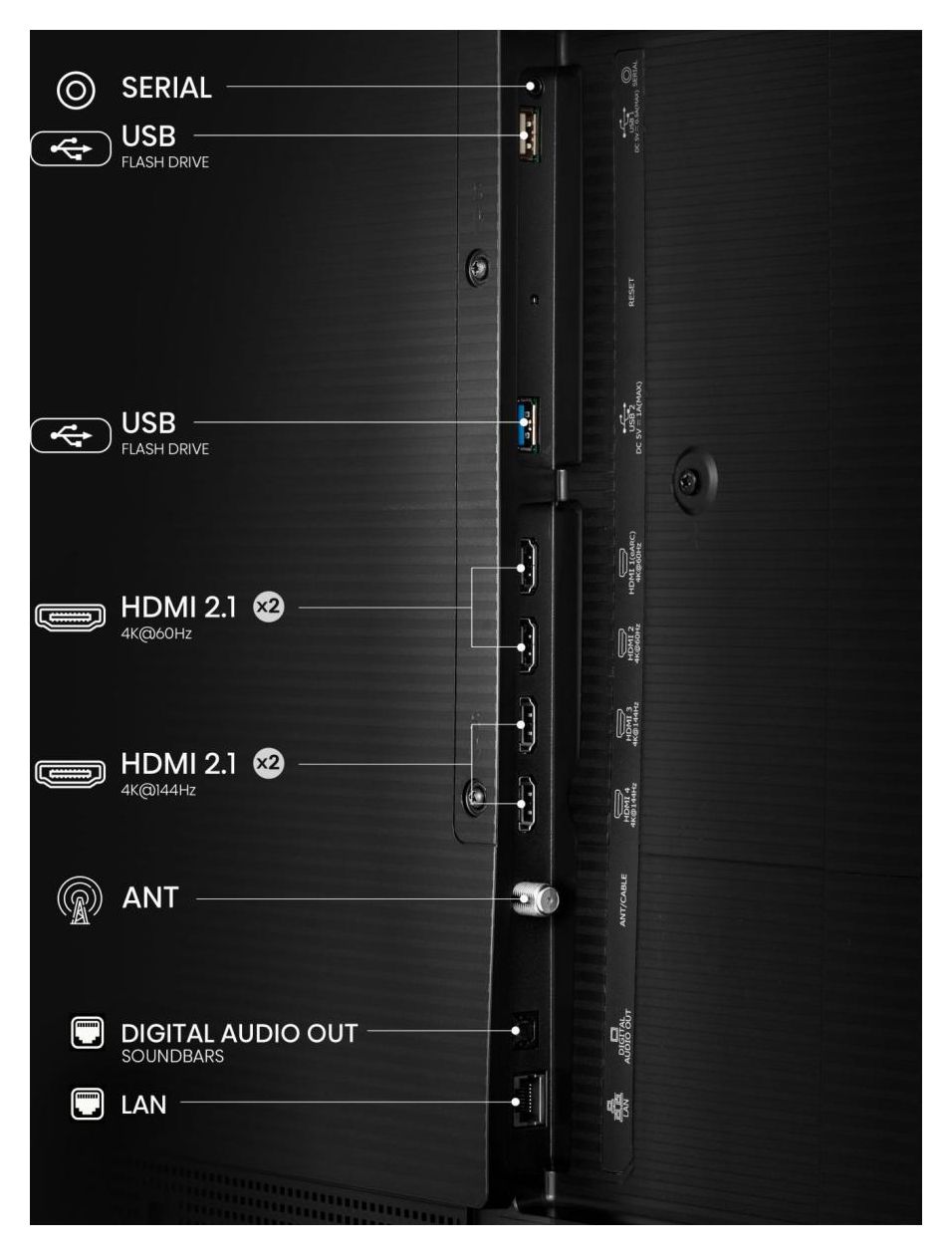 55S7NQ QLED 139,7 cm (55 Zoll) Fernseher 4K Ultra HD VESA 400 x 200 mm  (Gold) 