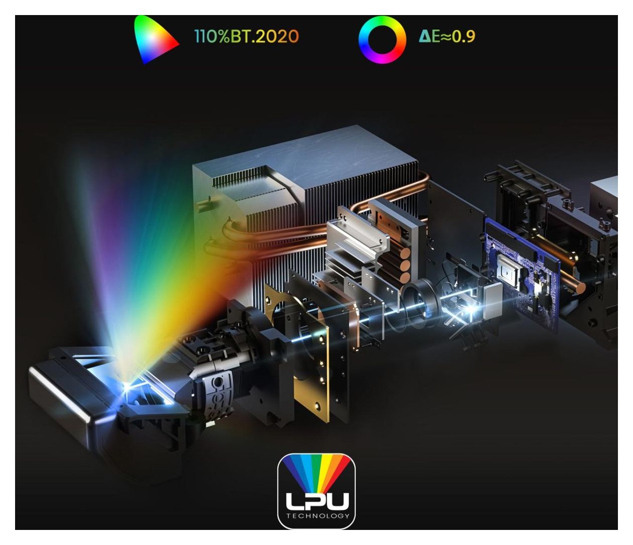 PT1 UHD 4K (3840x2160) Laser Ultra-Short-Throw-Projektor  (Schwarz) 
