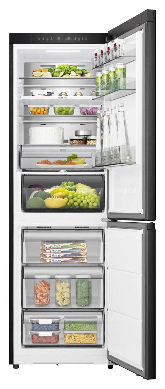 RB3K330SAFC 190 l / 115 l Kühl-Gefrierkombi freistehend NoFrost 165 kWh Jahr  (Schwarz) 