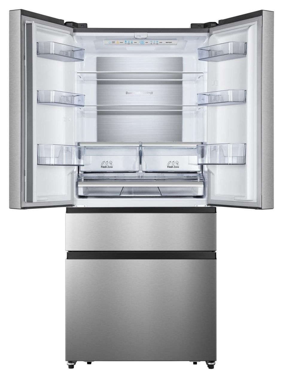 RF540N4SBI2 Side-by-Side Kühl-/ Gefrierkombination French Door 302 l / 128 l 310 kWh NoFrost 1817 mm x 794 mm  (Grau, Edelstahl) 