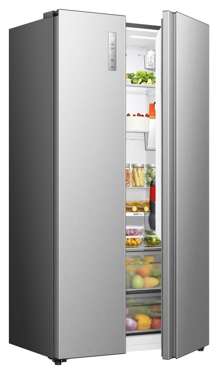 RS3P558NEIE Side-by-Side Kühl-/ Gefrierkombination 347 l / 197 l 318 kWh NoFrost 1786 mm x 911 mm  (Grau) 