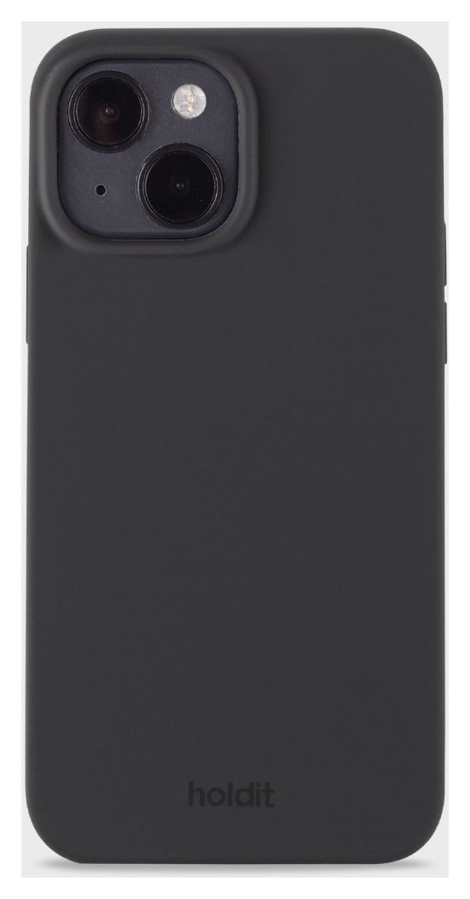 Silicone Case Cover für Apple iPhone 13  (Schwarz) 