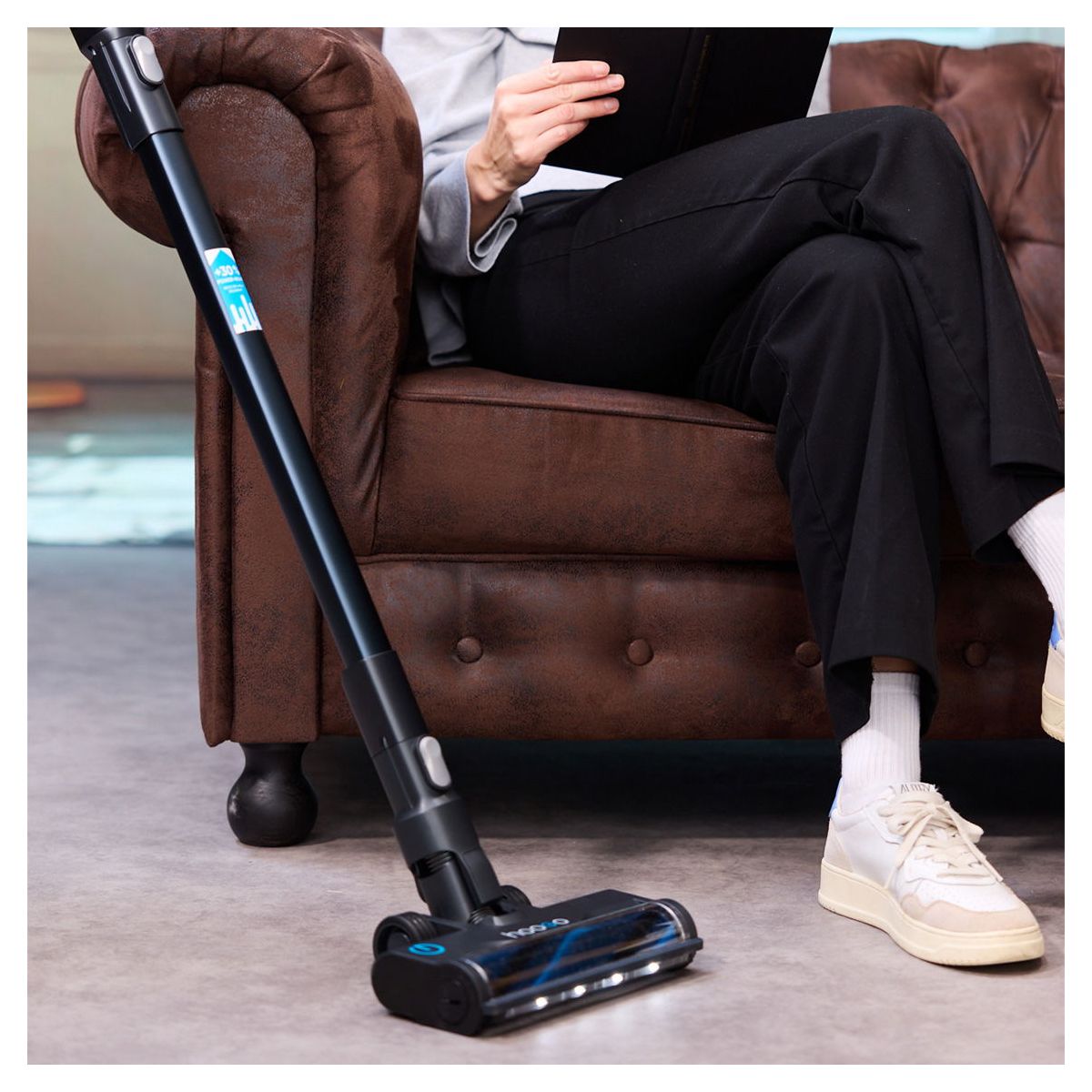 BS5 Handstaubsauger Beutellos bis 60 min Laufzeit 28,8 V HEPA  (Schwarz, Graphit) 