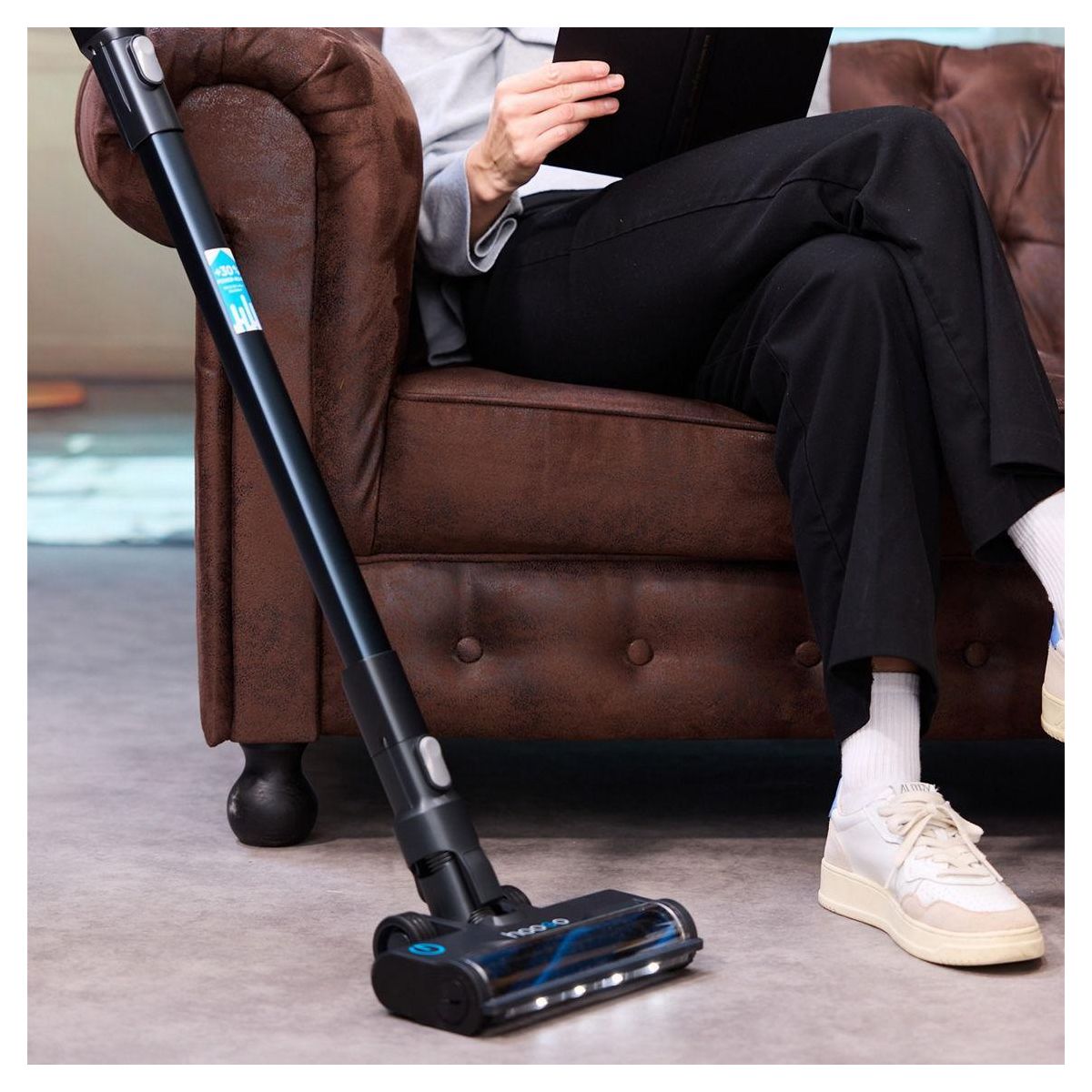 BS5 Handstaubsauger Beutellos bis 60 min Laufzeit 28,8 V HEPA  (Schwarz, Graphit) 