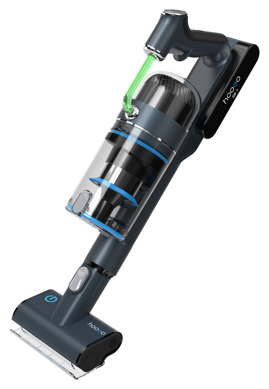 S6+ Handstaubsauger Beutellos bis 50 min Laufzeit 26 V  (Schwarz, Grau) 