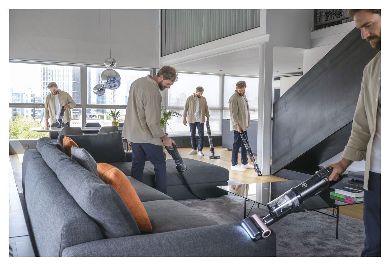 HFX10P011 Handstaubsauger Beutellos bis 30 min Laufzeit 21,6 V EPA  (Schwarz) 