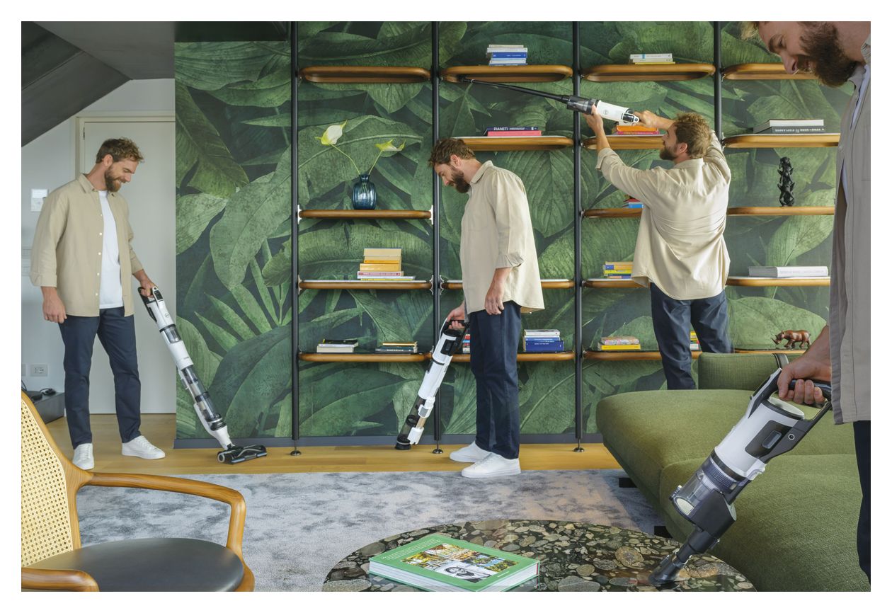 HFX20H011 Handstaubsauger Beutellos bis 60 min Laufzeit 21,6 V EPA  (Weiß) 