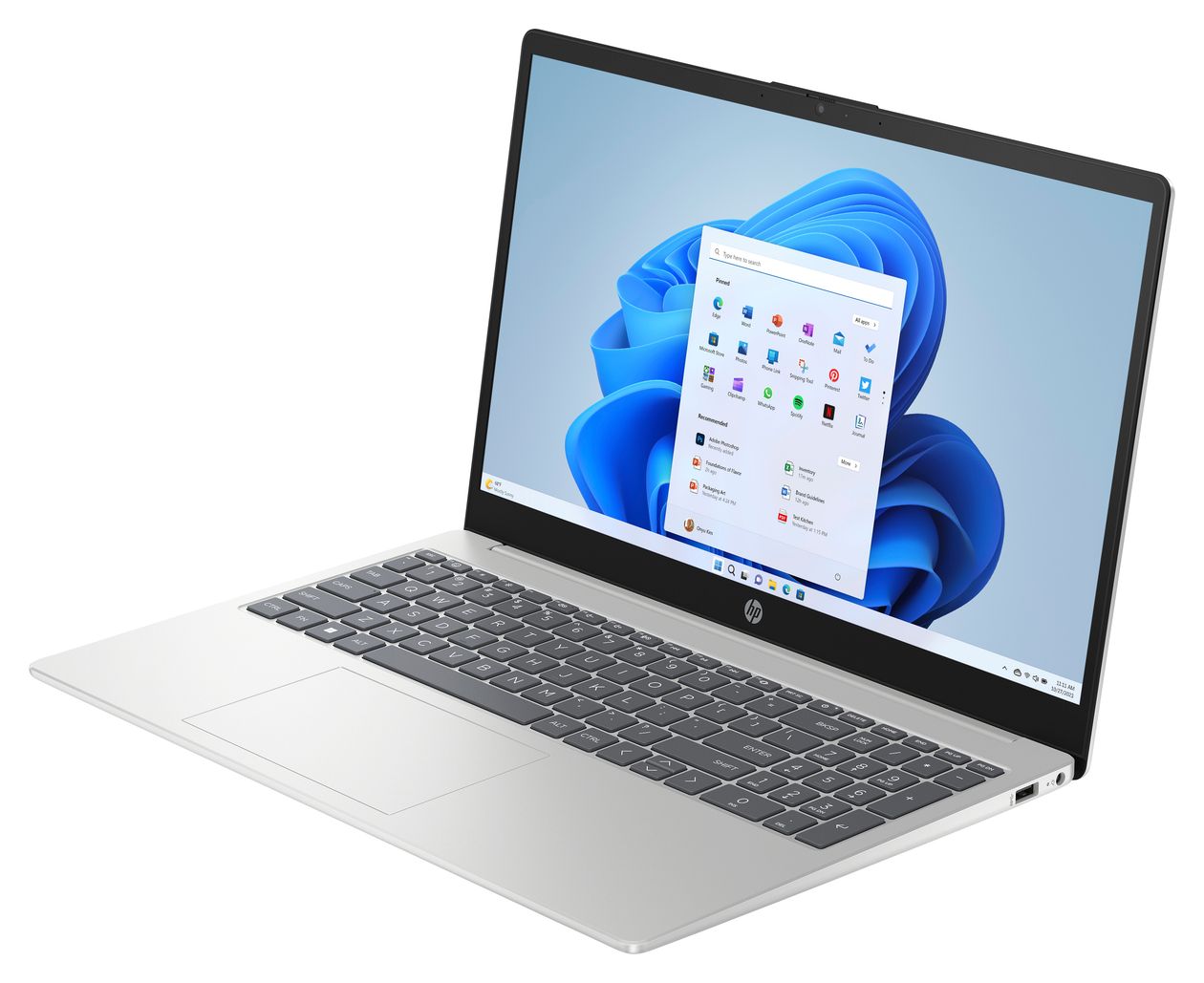 15-fd0519ng Full HD Notebook 39,6 cm (15.6 Zoll) 1920 x 1080 Pixel 4 GB Ram Windows 11 Home Intel® N max. 3,6 GHz  (Silber) 