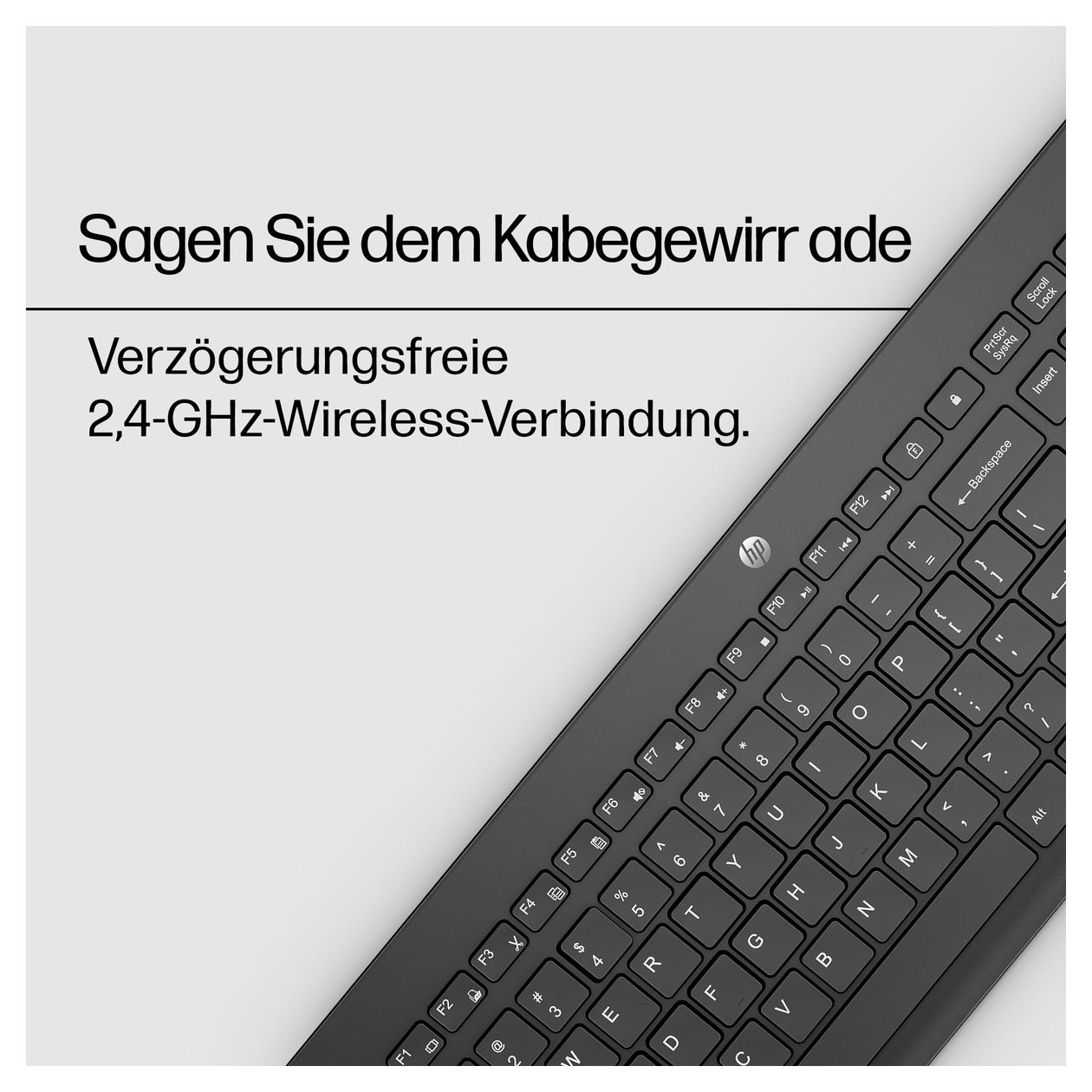 230 Universal Tastatur RF Wireless 2.4 GHz  (Schwarz) 