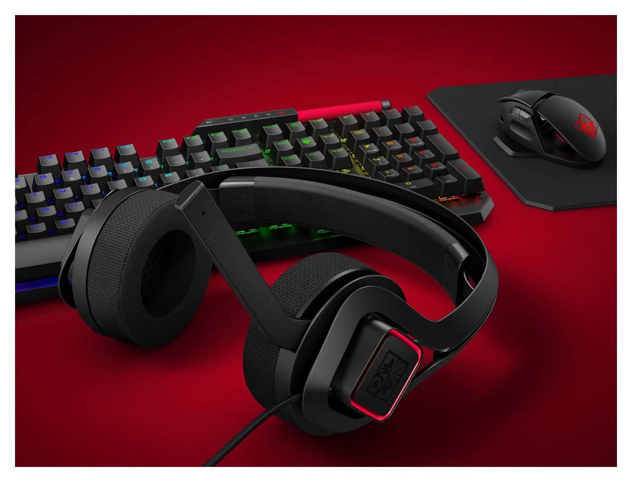 Omen Reactor 16000 DPI Gaming Maus Optisch  (Schwarz) 