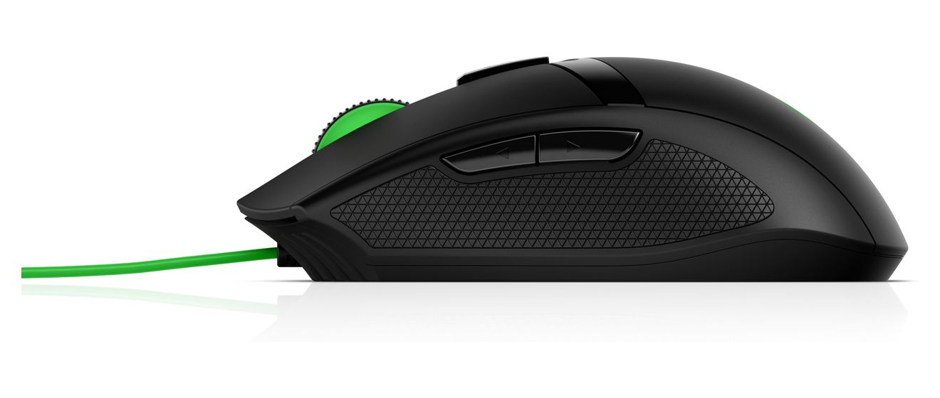 Pavilion Gaming 300 5000 DPI Gaming Maus Optisch  (Schwarz, Grün) 