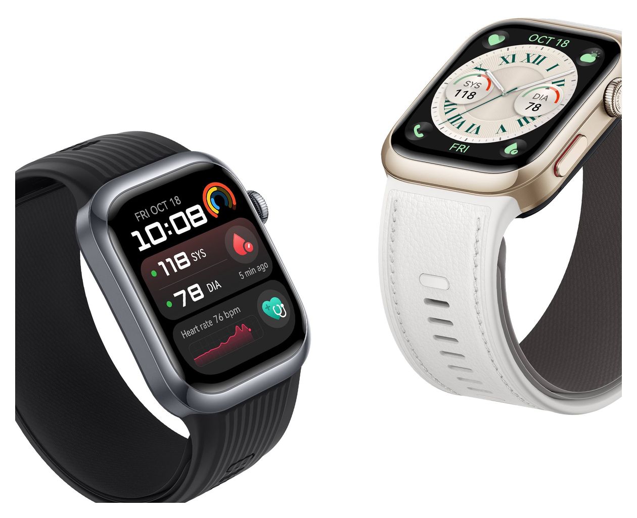 Watch D2 Digital 48 mm M/L Smartwatch Rechteckig IP68 347 ppi  (Gold) 