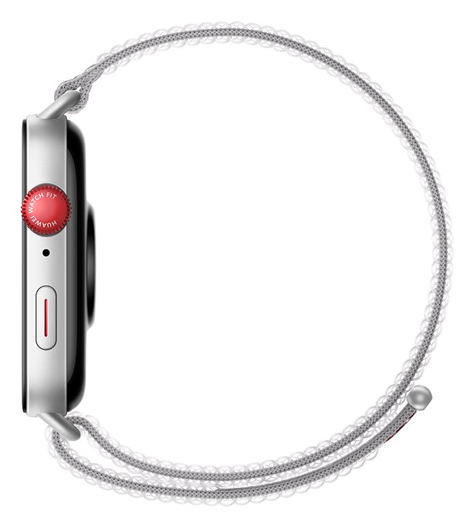 Watch Fit 3 Digital 43.2 mm  Smartwatch Rechteckig 240 h 347 ppi  (Silber) 