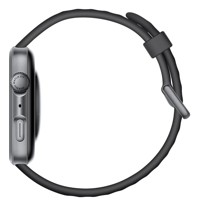 Watch Fit 4 Digital 38 mm Smartwatch Rechteckig 168 h 337 ppi  (Schwarz) 