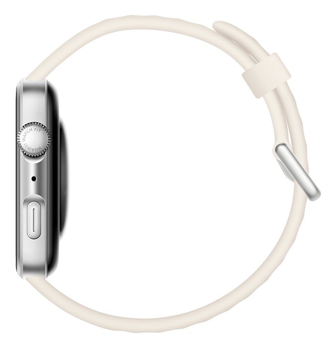 Watch Fit 4 Digital 38 mm Smartwatch Rechteckig 168 h 337 ppi  (Silber) 