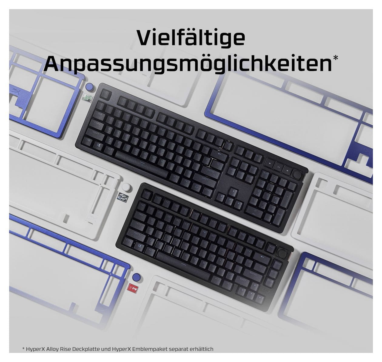 Alloy Rise 75 RGB-LED Gaming Tastatur USB  (Schwarz) 