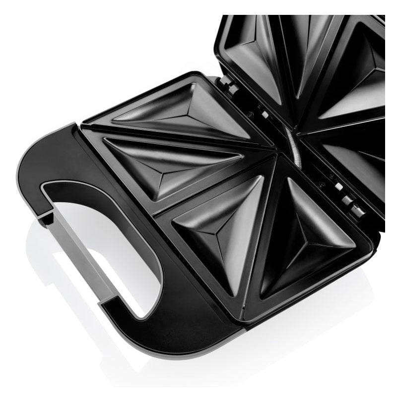SM615 Sandwichmaker 750 W für 2 Sandwiches  (Schwarz, Silber) 