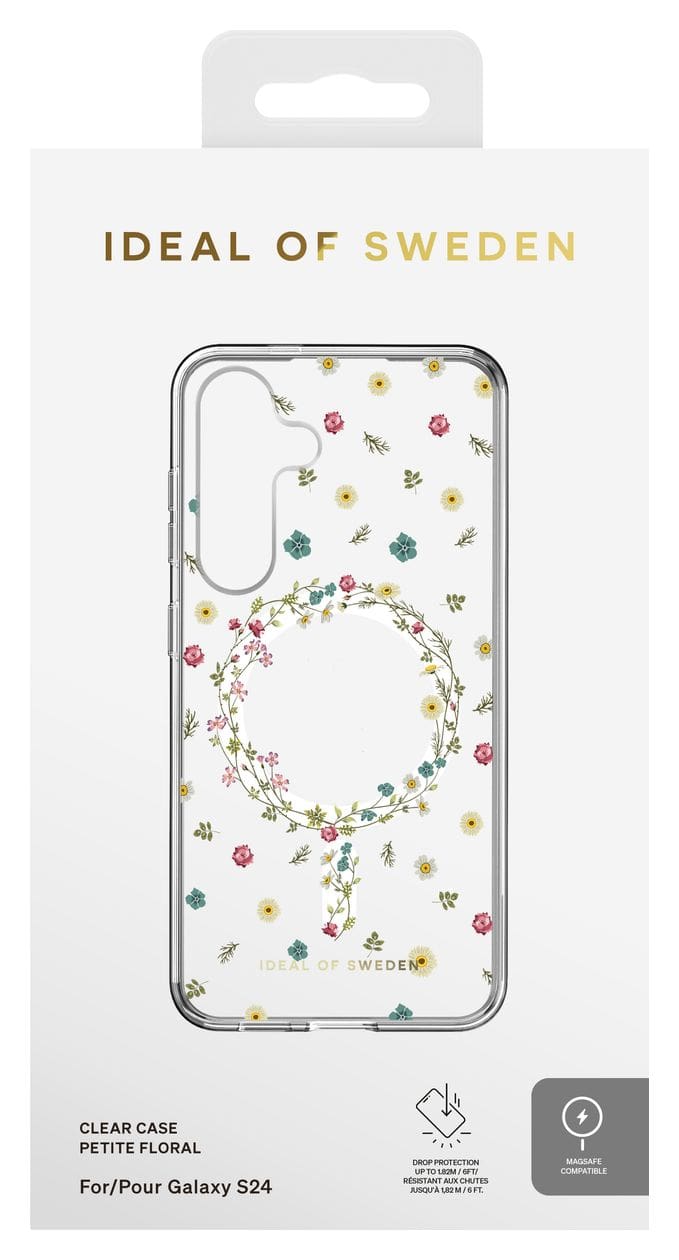 IDCLCMS-S24-507 Cover für Samsung Galaxy S24/S25  (Transparent) 