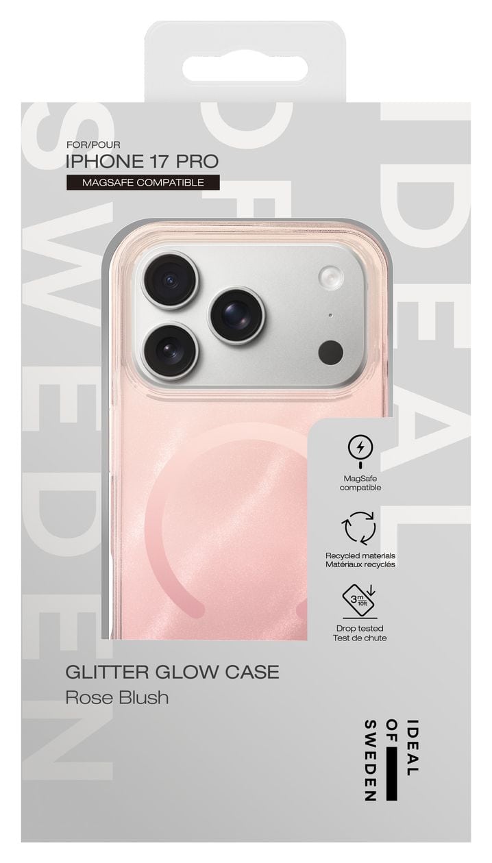 Clear Case MagSafe Cover für Apple iPhone 17 Pro (Rose Blush) 