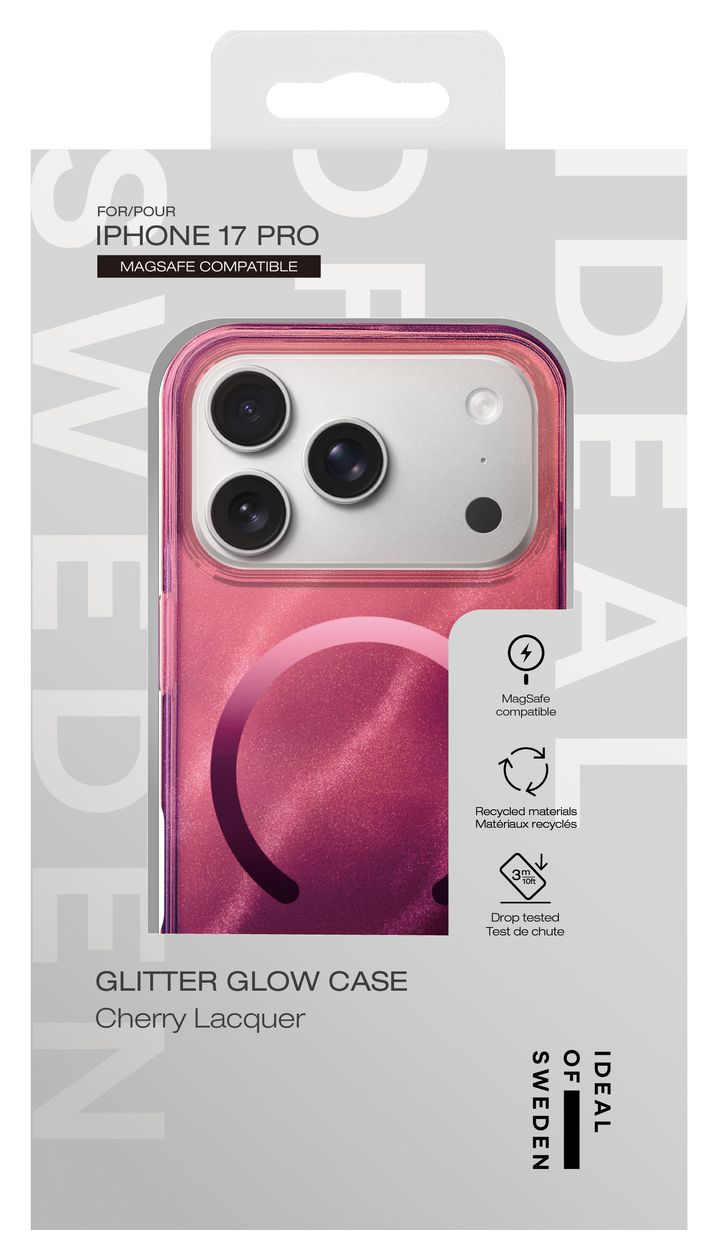 Clear Case MagSafe Cover für Apple iPhone 17 Pro (Cherry Lacquer) 