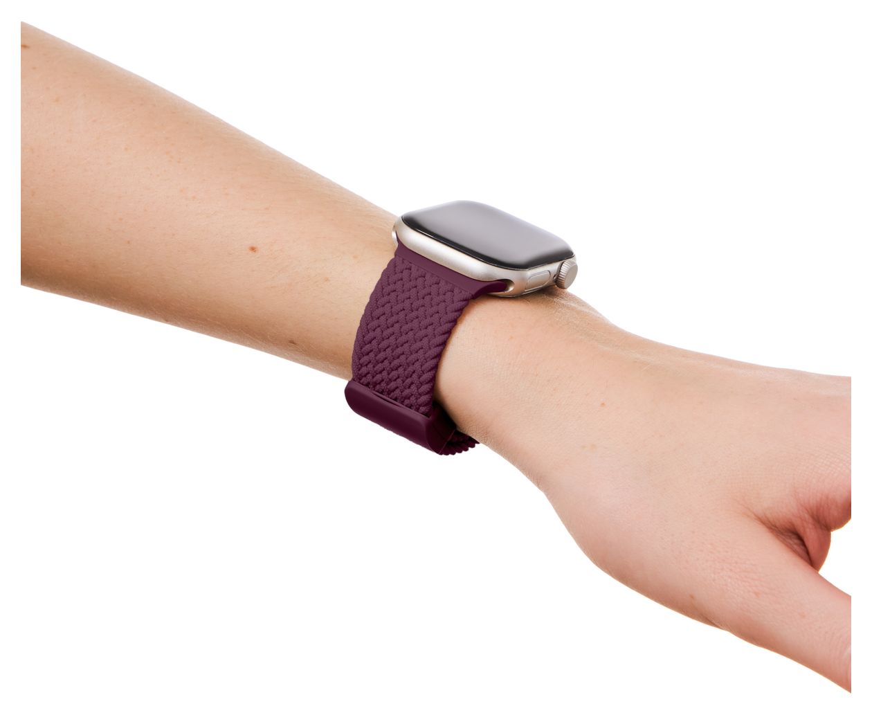 Soft Braid Watch Band Armband 22 mm Apple Watch 42/44/45/46/49  (Violett) 
