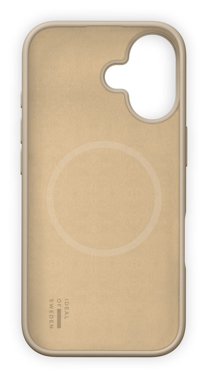 Silicone Case MagSafe Cover für Apple iPhone 16 (Perfect Beige) 