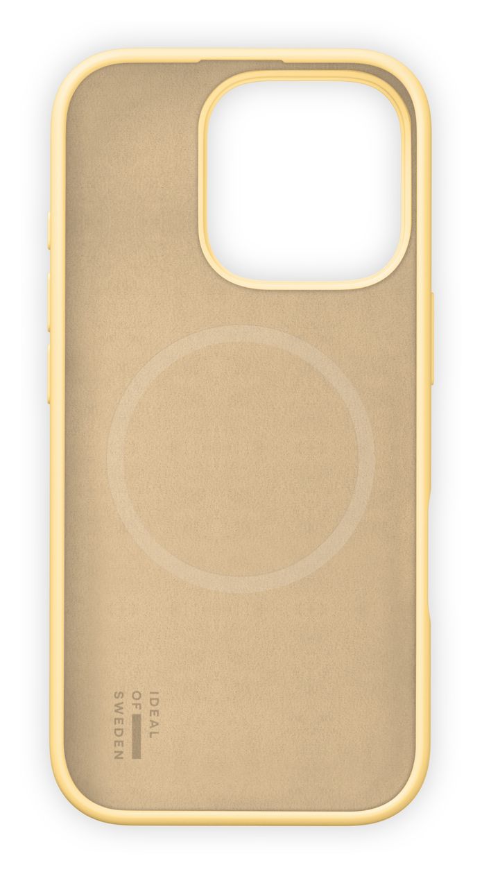 Silicone Case MagSafe für Apple iPhone 16 Pro (Soft Lemon) 