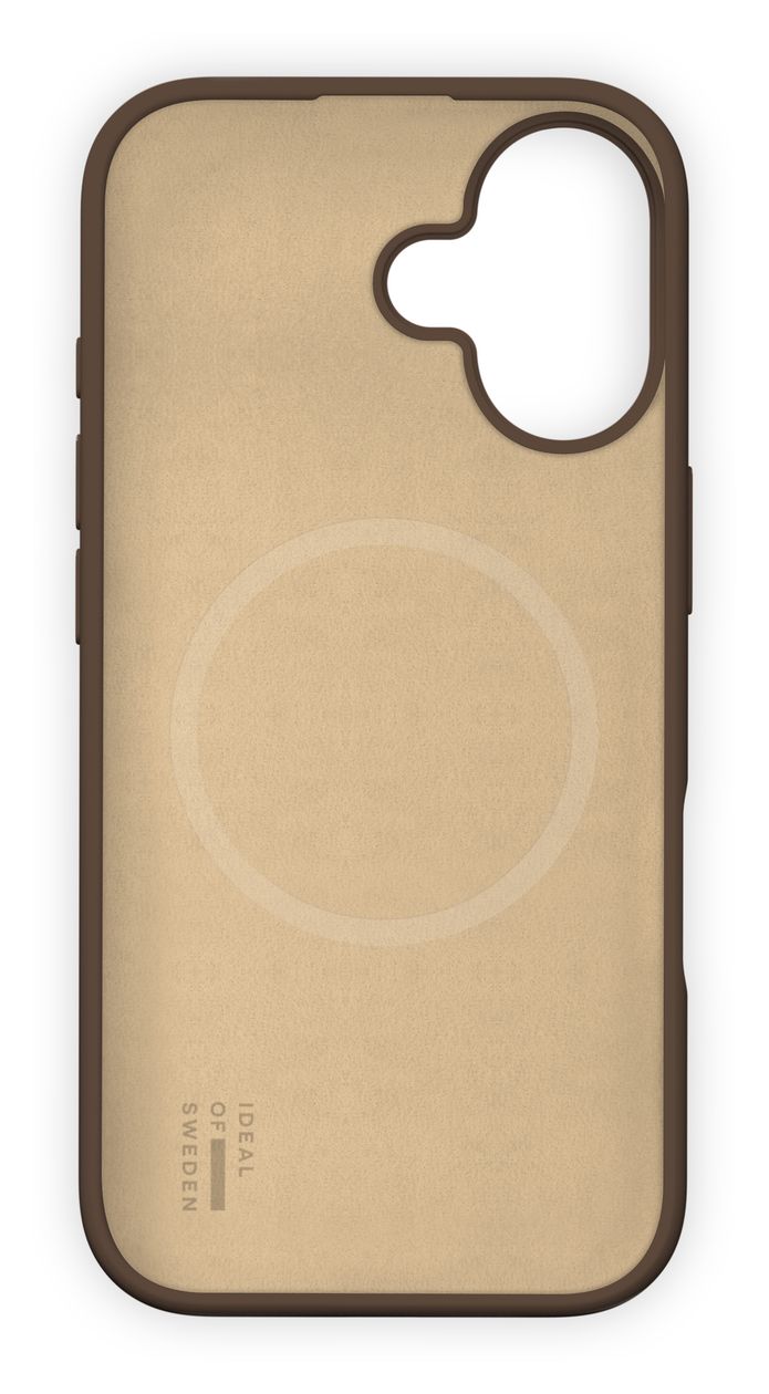 Silicone Case MagSafe Cover für Apple iPhone 17 (Mocha Mousse) 